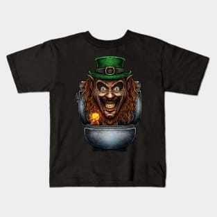 Horror toilet Monster #46 Kids T-Shirt